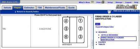 2001 Acura on 2001 Acura Tl Spark Plug Sequence