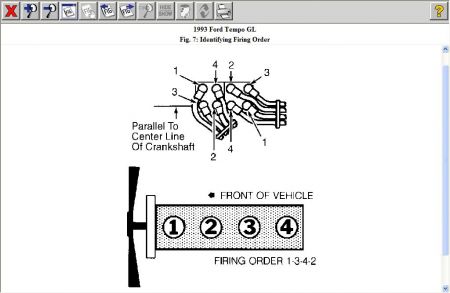 1993 Ford Tempo Firing Order: 1993 Ford Tempo 4 Cyl Two Wheel