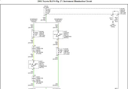 2001 Toyota Rav4 Engine Starts but No Electrical Accessorie