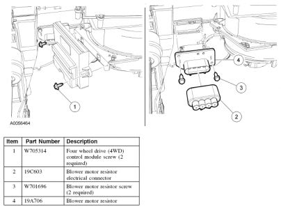 2006 Ford Explorer Heater Fan: Electrical Problem 2006 Ford