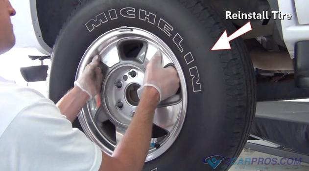 reinstall tire
