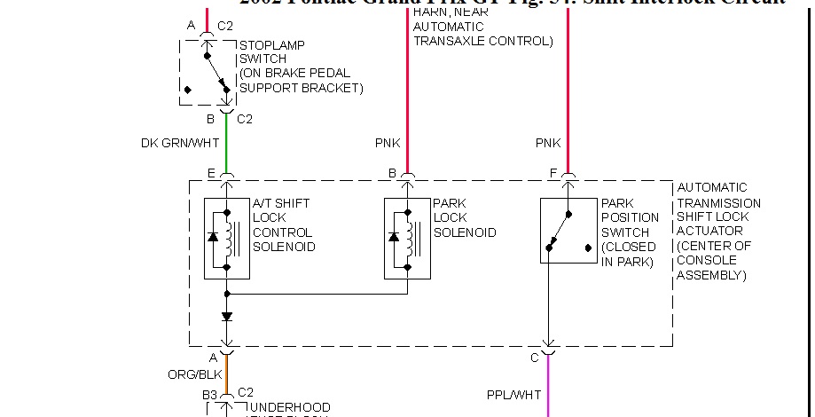 Wire Diagram For Shift Lock Solenoid  Hello How Are You