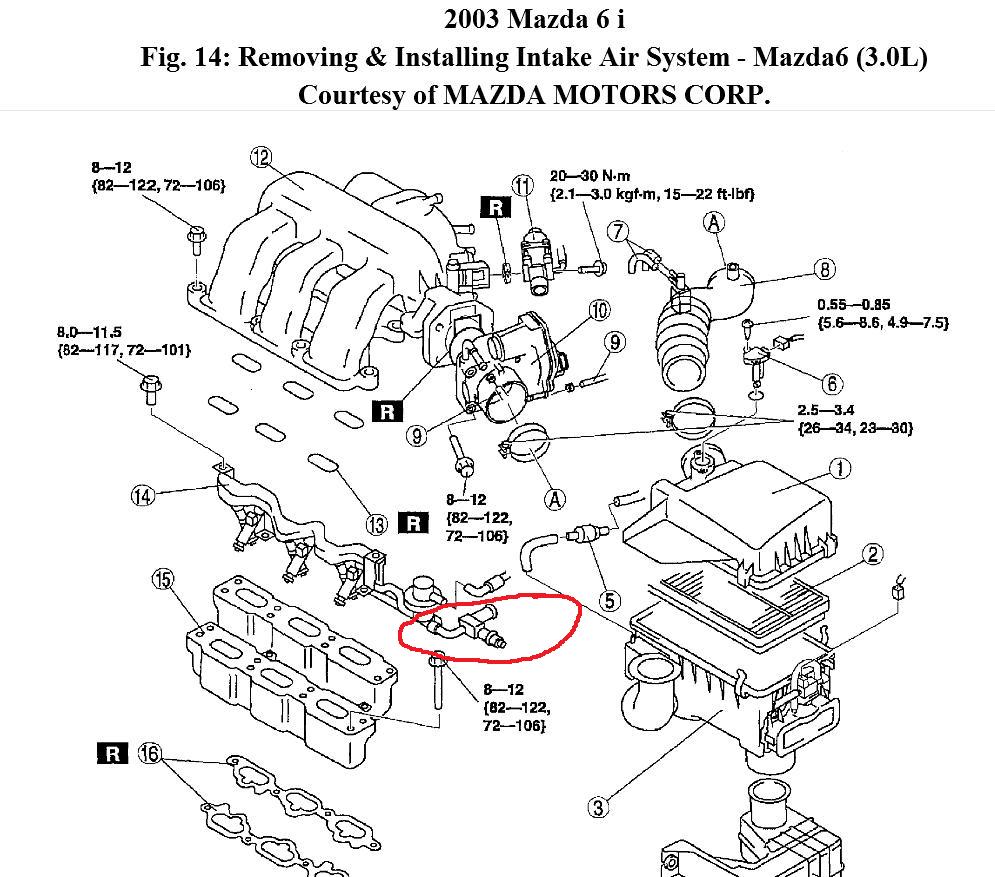 2002 Mazda 6 Engine Diagram Needed  I Would Like To