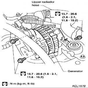 2000 Nissan altima alternator diagram #4