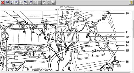 2002 Ford windstar vacuum diagram #8