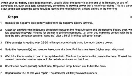 99 Ford taurus battery drain #4