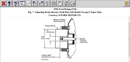 Ford brake booster pushrod adjustment #9