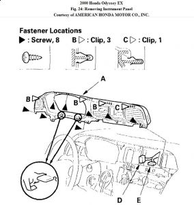 2001 Honda odyssey tcs engine check light #4