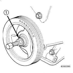 Diagram of harmonic balancer ford probe 1996 #4