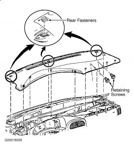 2001 Saturn SC1 2001 Saturn Radio Trim Removal: 2001 Saturn SC1