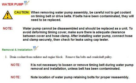 1987 Nissan Maxima WATER PUMP: MY WATER PUMPS IS LEAKING HEAVILY I...