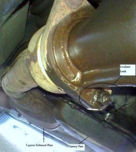 Ford taurus transmission fluid leak #2