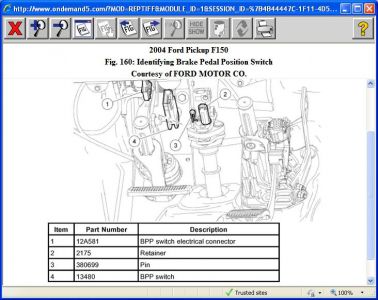 2004 Ford f150 brake diagram #10