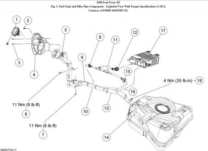 Ford focus fuel tank problems