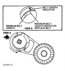 Replace tensioner pulley 2000 ford taurus #4