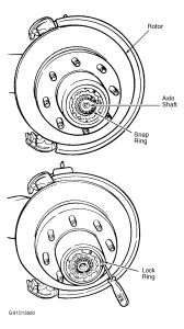 Ford ranger brake rotor removal #6