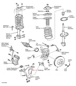 1998 toyota camry front suspension #4