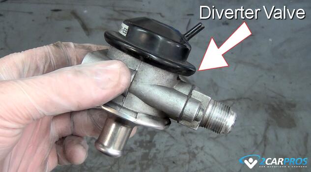 air injection diverter valve