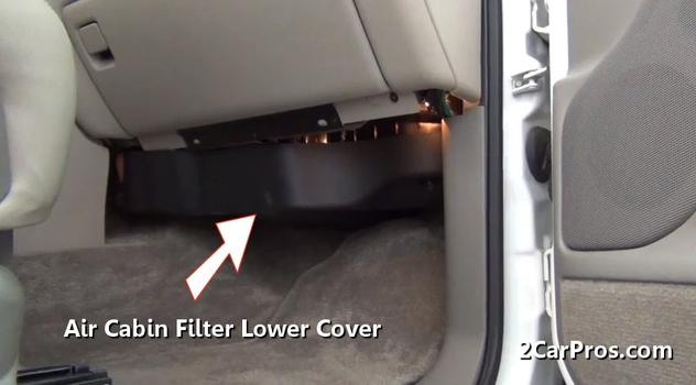 Car Repair World: How To Replace Air Cabin filter 1998 lincoln town car radiator fan wiring diagram 