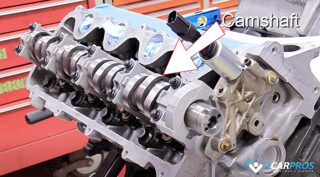 automotive engine camshaft assembley