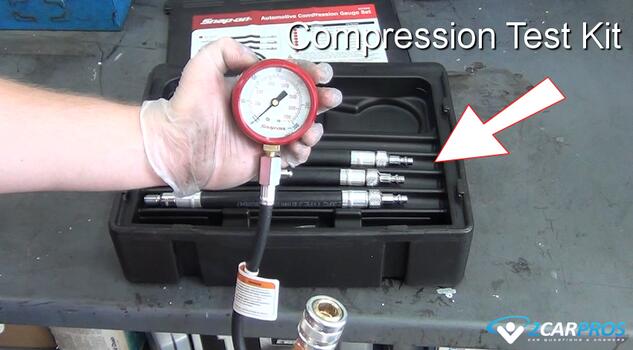 automotive engine compression gauge test kit