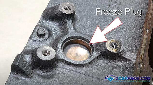 automotive engine freeze plug replacement