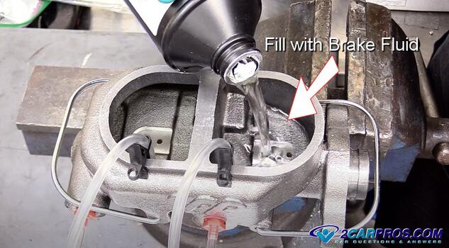 brake fluid fill brake master cylinder