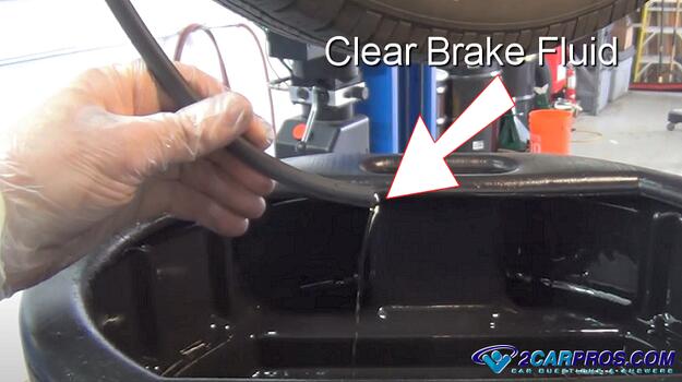 clear clean brake fluid