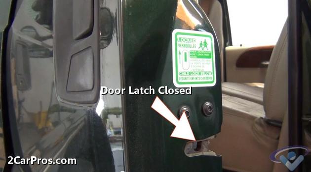 Repair jeep door latches #3