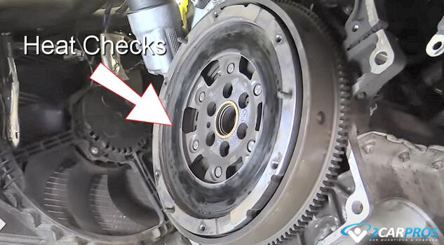 engine flywheel heat checks