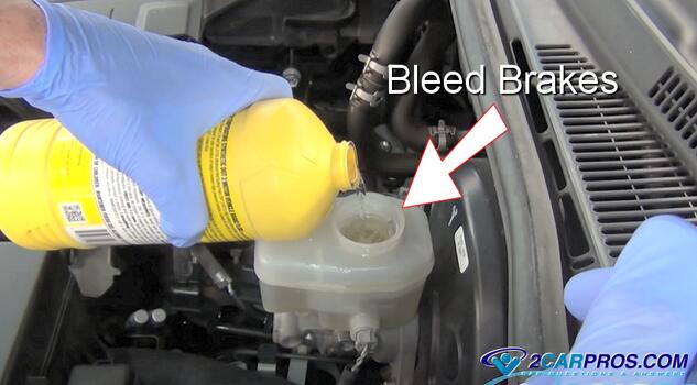 how to bleed automotive brake system