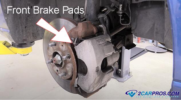 how to replace automotive front brake pads