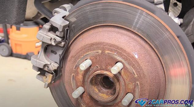how to replace automotive rear brake pads rotors