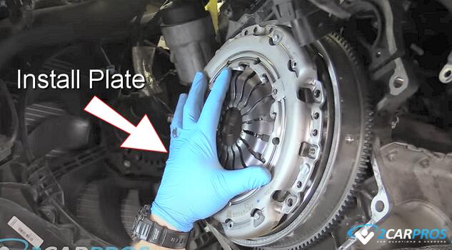 install clutch pressure plate