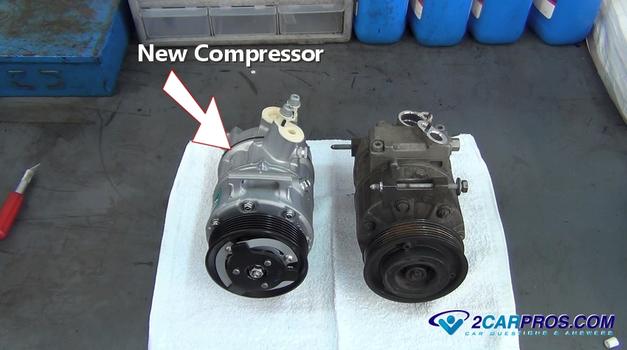 replace car air conditioner compressor