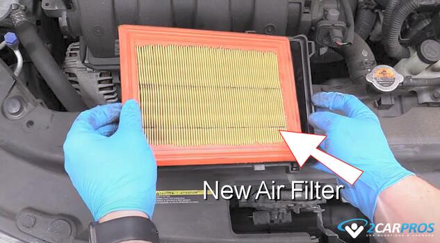 new automotive engine air filter