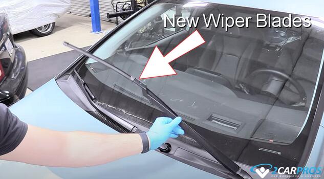 new automotive windshield wiper blades