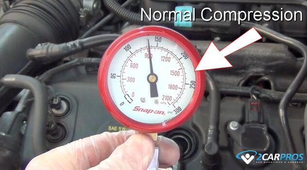 normal automotive engine cylinder compression reading