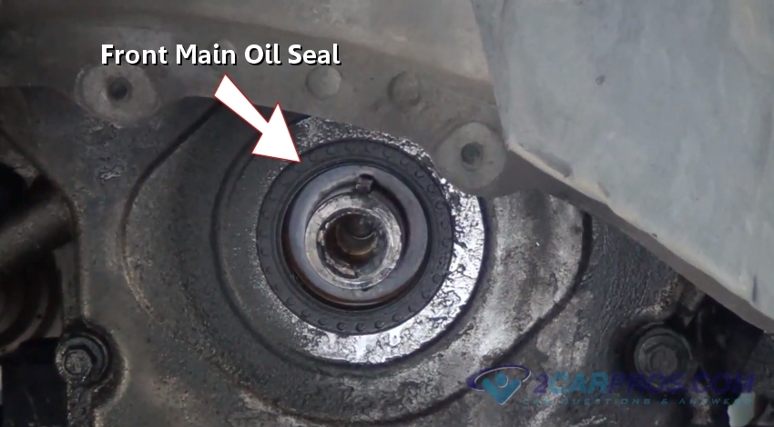 Honda civic crankshaft oil leak #6
