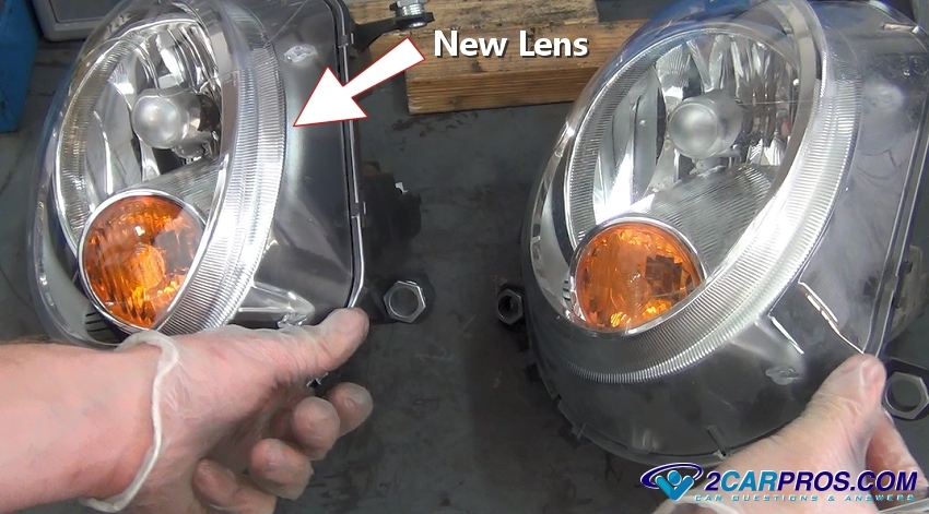 headlight lens replacement