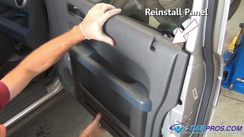 Removal interior panel door driver car 