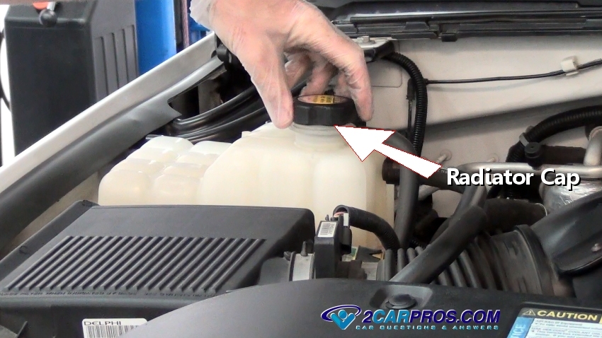 how to remove radiator cap