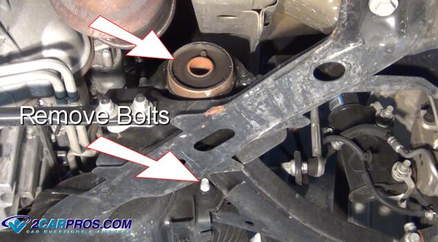 remove control arm bolts