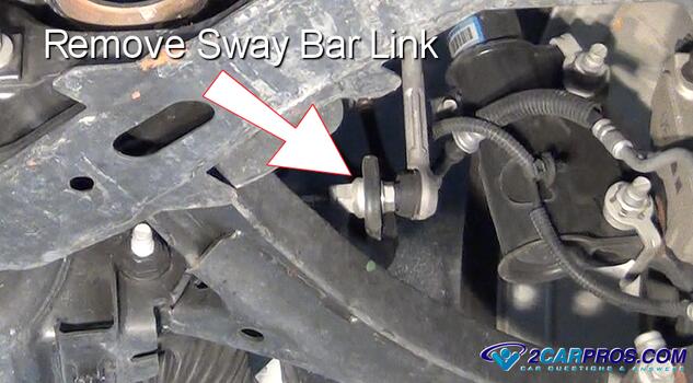 remove sway bar link