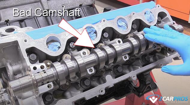 symptoms of a bad automotive engine camshaft