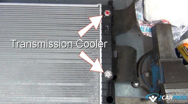 transmission cooler line connection