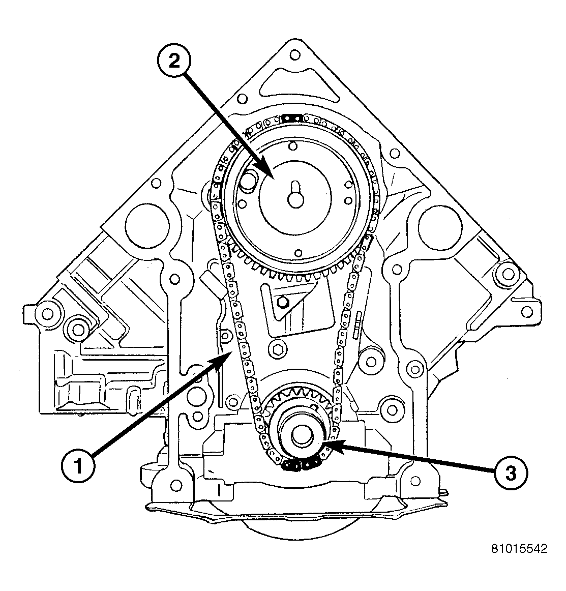 2014 5.7 hemi timing chain marks