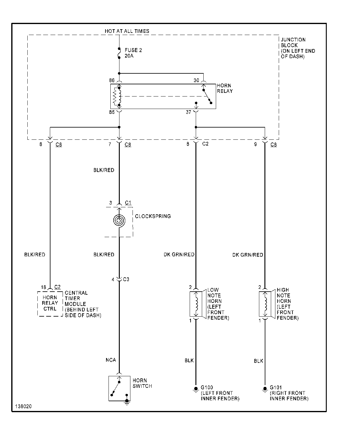 Electrical: No Radio Interior Lights or Horn, Dodge Pickup