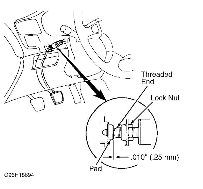 2000 Honda CRV Brake Light Switch: I Need to Replace a Brake Light...