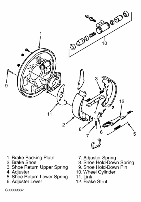 Locate Rear Brake Self Adjuster: I'm Trying to Locate 2000 Suzuki ...